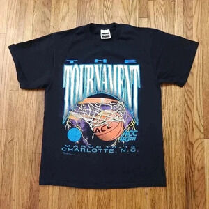 ACC Vintage Basketball T-shirt The Tournament 40th 1994 Size M Charlotte NC RARE